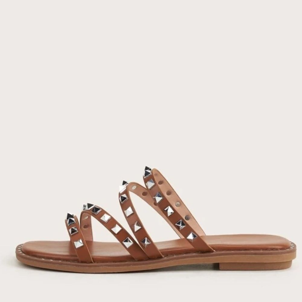 Studded Decor Sandals 🤎 - Picture 2 of 6